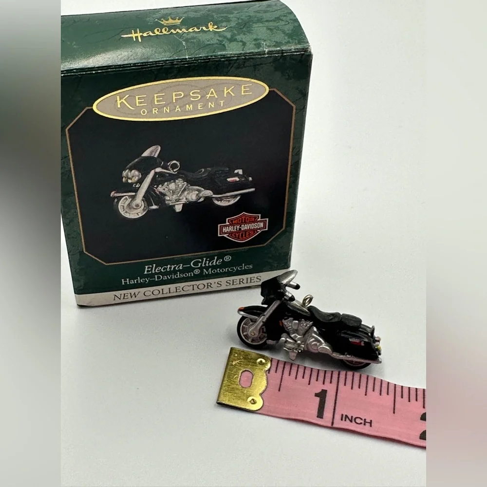 Hallmark Harley Davidson Miniature Diecast Ornaments -Set Of 4